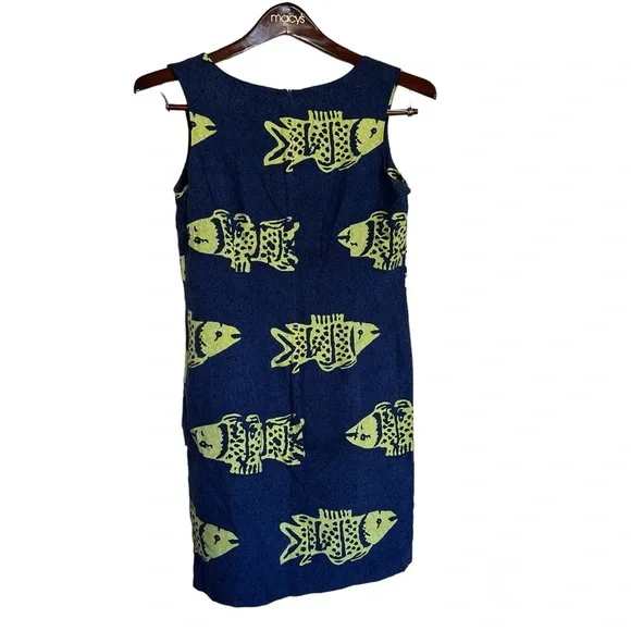 Vintage 100% Silk Mini Dress Hawaiian Tropical Size 10 - Picture 3 of 5